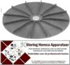 166601730 - Ventilatorblad voor motorkoeling AD ø 180mm H 20mm ID ø 20mm RATIONAL