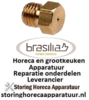 080528486 -Sproeier boring ø 0,7mm draad M6x0,75 L 9mm SB 7- BRASILIA