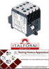 330380526 - Relais AC1 20A 230VAC (AC3/400V) 8,4A/4kW hoofdcontact 4NO aansluiting schroefaansluiting  ITALFORNI