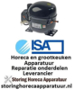 154605161 -Compressor koelmiddel R404a/R507 type NEK6210GK 3/8HP cilinderinhoud 8,78cm³ CSIR 220-240V H 200mm ISA