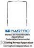 254419197 -Verwarmingselement 2x200W 2x110V L 400mm kabellengte 1500mm pijp ø 8,5mm ontdooiing mastro