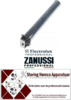 248105644 - Staafbrander ø 50mm L 390mm flens B 57mm flens L 57mm friteuse ZANUSSI