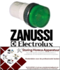 138359126 - Signaallampfitting inbouwmaat ø13mm groen ZANUSSI