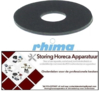 075511943 -Vlakpakking rubber OD ø 24mm ID ø 8mm materiaaldikte 2mm RHIMA
