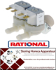 832370021 - Magneetventiel dubbel recht 230V ingang voor oven RATIONAL