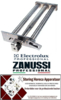 151105637 - Pastakoker Staafbrander 2-rijen  Afmeting : L 520mm B 235mm H 90mm  Electrolux, Zanussi