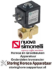 490370821 - Magneetventiel 2-weg 208-240 ingang 1/4" uitgang 1/4" aansluiting 1/4" L 40mm NuovaSimonelli