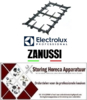 128210122 - Gasfornuis brander rooster B 340mm L 730mm Electrolux, Zanussi