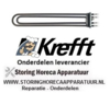 6867.6300443.02 - Verwarmingselement 6000W 400V VC 2 flens 70x18mm L 365mm B 65mm steamer KREFFT GG10.11NT