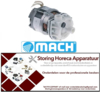 125500331 - Waspomp ingang ø 30mm uitgang ø 30mm type B286.1650 230V 50Hz fasen 1 0,37kW 0,5PS L 195mm voor vaatwasser MACH
