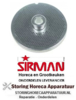 106696150 - Gatenschijf grootte 42 gat ø 3 mm met naaf 1 RVS ø 130 mm SIRMAN