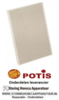970104282 - Keramiekplaat L 132mm B 92mm H 12mm POTIS