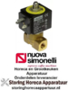 449370234 - Magneetventiel 3-weg 230VAC aansluiting 1/8" nominale breedte 1,2mm steekbus DIN -20 tot +130°C NuovaSimonelli