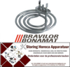 104417326 - Verwarmingselement 2160W 230V VC 1 ø 125mm H 35mm flens 50x26mm BRAVILOR-BONAMAT