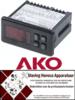 438379456 - Elektronische regelaar AKO type AKO-D14323 inbouwmaat 71x29mm 230V spanning AC NTC/PTC - AKO