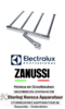 071104585 - Multigrill staafbrander 4-rijen  L 415mm B 490mm H 40mm  Electrolux, Zanussi