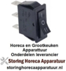 263345575 - Wipschakelaar inbouwmaat 30x11mm zwart 1CO 250V 16A I O II aansluiting vlaksteker 6,3mm