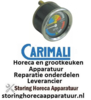 201541226 -Manometer dubbele schaal ø 60mm drukbereik 0-2,5 / 0-16bar aansluiting keerzijde -CARIMALI