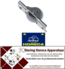 385692385 - loopwiel wals ø 22mm 8mm met houder RVS/kunststof HORECA SELECT GFR2600