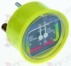 541263 - Manometer dubbele schaal ø 63mm drukbereik 0-2,5 - 0-16bar aansluiting keerzijde