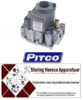 436107668 -Gasventiel type VR8204A aardgas 24V 50/60Hz gasingang 1/2" NPT gasuitgang 1/2" NPT Pitco