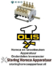 1136A049300 -Nokkenschakelaar 4 schakelstanden 2NO schakelvolgorde 0-1-0-1 16A as ø 6x4,6mm as L 23mm OLIS