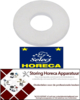 615A040382 - Vlakpakking silicone OD ø 29mm ID ø 12mm materiaaldikte 1,6mm voor koffiemachine HORECA SELECT