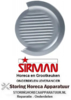 376697522 - Mesafdekking ø 230mm voor mes ø 220mm bevestigingsdraad M6 bevestiging ø 12 aluminium Cookmax, Sirman