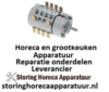 530346307 -Draaischakelaar 5 0-1-2-3-4 contactset 8 type HD12X152R000 600V 12A as ø 6mm as L 22mm
