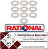 245560616 - Pakking OD ø 24mm ID ø 15mm materiaaldikte 3mm per 10 stuks RATIONAL