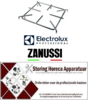 144210209 - Gasfornuis brander rooster B 370mm L 395mm  Electrolux, Zanussi