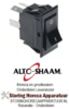 939347969 - Wipschakelaar inbouw Zwart 250V  voor Altoshaam