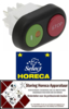 345700296 - Drukschakelaar inbouwmaat 30x22mm rood-groen voor snijmachine HORECA SELECT