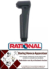894540302 - Apparatenhanddouche 1/2" OD L 135mm type RATIONAL