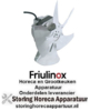 129996158 -Ventilator 230V 10W 50/60Hz ventilatorblad ø 230mm as L 6mm L 67mm B 83mm H 83mm vleugelhoek 27° FRIULINOX