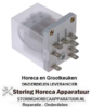 EU293380130 - Vermogensrelais 230VAC 16A 3NO aansluiting vlaksteker 6,3mm schroefbevestiging