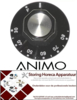346110133 - Knop thermostaat t.max. 85°C ø 50mm as ø 6x4,6mm afvlakking boven zwart instelbereik 30-85°C ANIMO