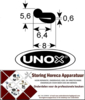 221901305 - Glaspakking per meter voor oven UNOX