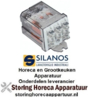 263 380403 - Vermogensrelais FINDER 230VAC 16A 3CO aansluiting F6,3 overslagbevestiging SILANOS