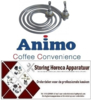 114417313	- Verwarmingselement 1600W 230V L 123mm B 111mm H 22mm voor koffiemachine ANIMO