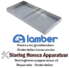 195517672 - Filter voor vaatwasser L 415mm B 203mm H 37mm RVS - LAMBER