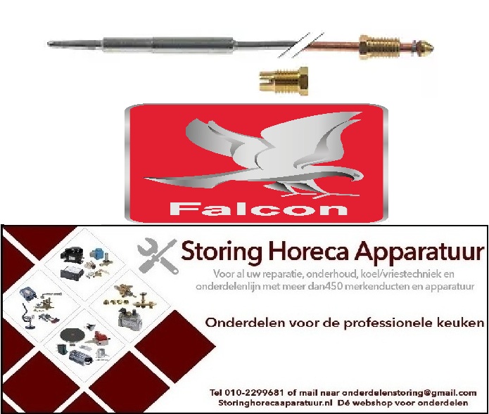 291107958 - Thermokoppel vernikkeld M8x1 L 900mm M10x1 FALCON