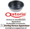 145529013 - Koffiefilter ø 70mm inbouw ø 60,5mm, H 25,5mm kopjes 2 hoeveelheid koffie 14g gaten ø 0,3x0,3mm ASTORIA