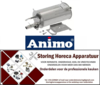 104417365 - Doorstroomverwarmer 1600W 230V ø 68mm H 175mm passend voor ANIMO voor serie M