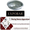 0127.50000.59 -  Koffiefilter kopjes 1 hoeveelheid koffie 6 gram koffie - espressomachine EXPOBAR OFFICE 1 GR