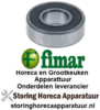 845523511 - Groefkogellager type 6203-2RS schacht ø 17mm AD ø 40mm B 12mm met afdichtingsschijven FIMAR