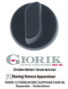 191111738 - Knop schakelaar nulstreep ø 50mm as ø 6x4,6mm afvlakking links zwart GIORIK