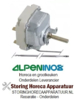 VE412375412 - Thermostaat t.max. 320°C instelbereik 50-320°C 3-polig 3NO 16A voeler ø 3,1mm voeler L 226mm ALPENINOX