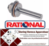 365694657 - Schroefdraadstuk recht L 44mm RVS draad M6 ø 6mm RATIONAL