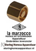 542526852 -Piston voor stoomkraan met pakking L 14mm koper LA Marzocco